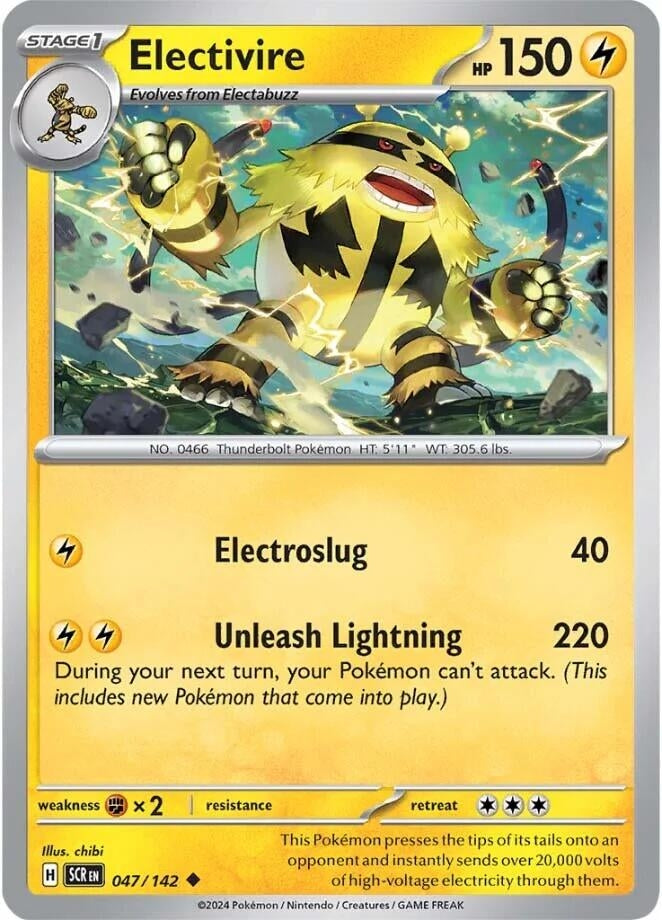 Image for Electivire (SV07: Stellar Crown) (047/142) - Pokemon
