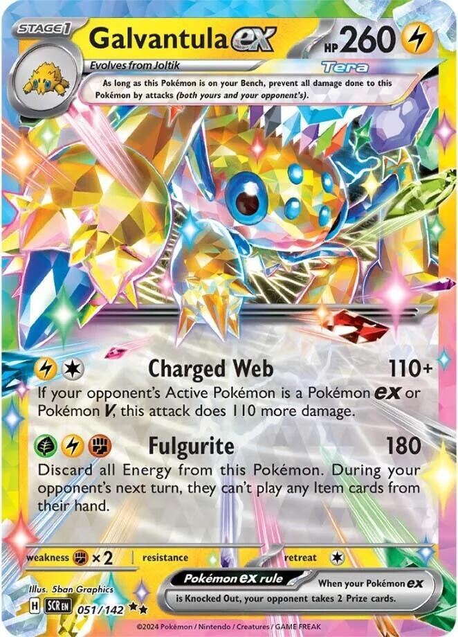 Image for Galvantula ex (SV07: Stellar Crown) (051/142) - Pokemon