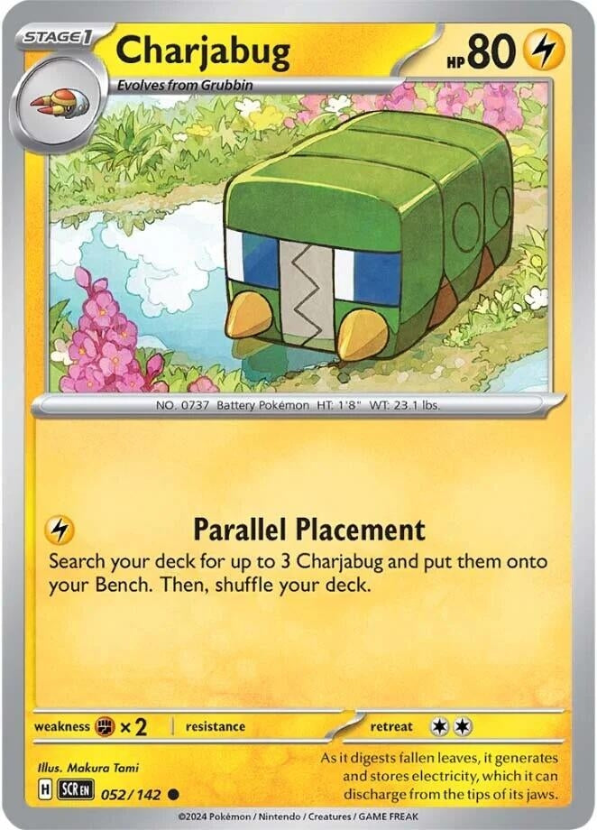 Image for Charjabug (SV07: Stellar Crown) (052/142) - Pokemon