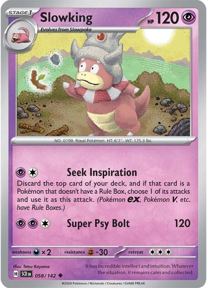 Image for Slowking (SV07: Stellar Crown) (058/142) - Pokemon