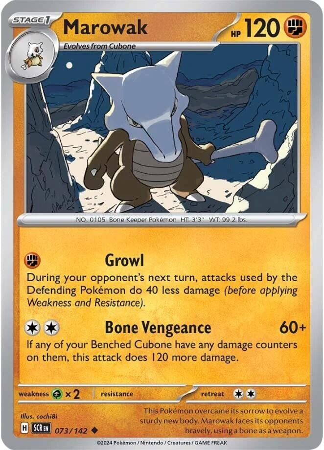 Image for Marowak (SV07: Stellar Crown) (073/142) - Pokemon