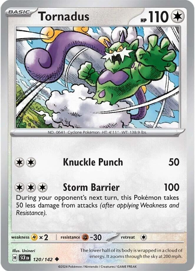 Image for Tornadus (SV07: Stellar Crown) (120/142) - Pokemon