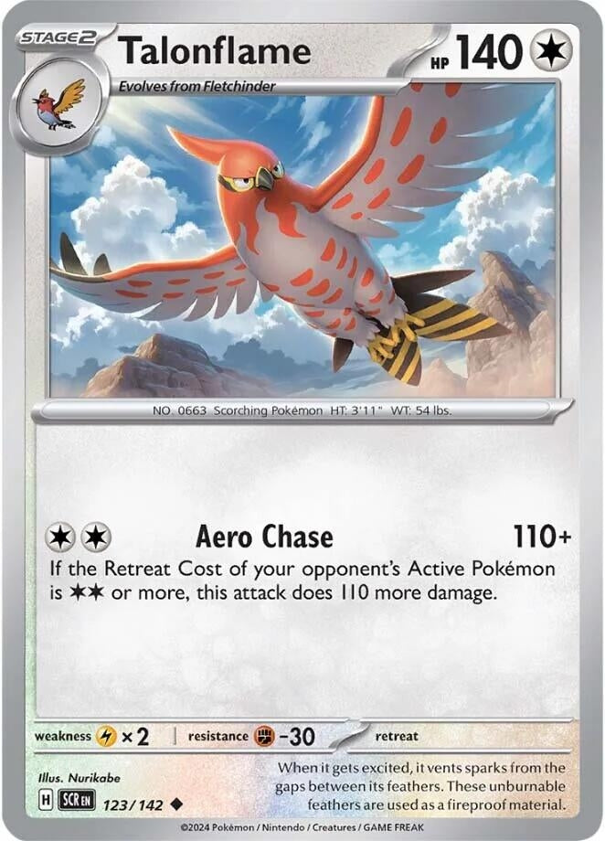 Image for Talonflame (SV07: Stellar Crown) (123/142) - Pokemon