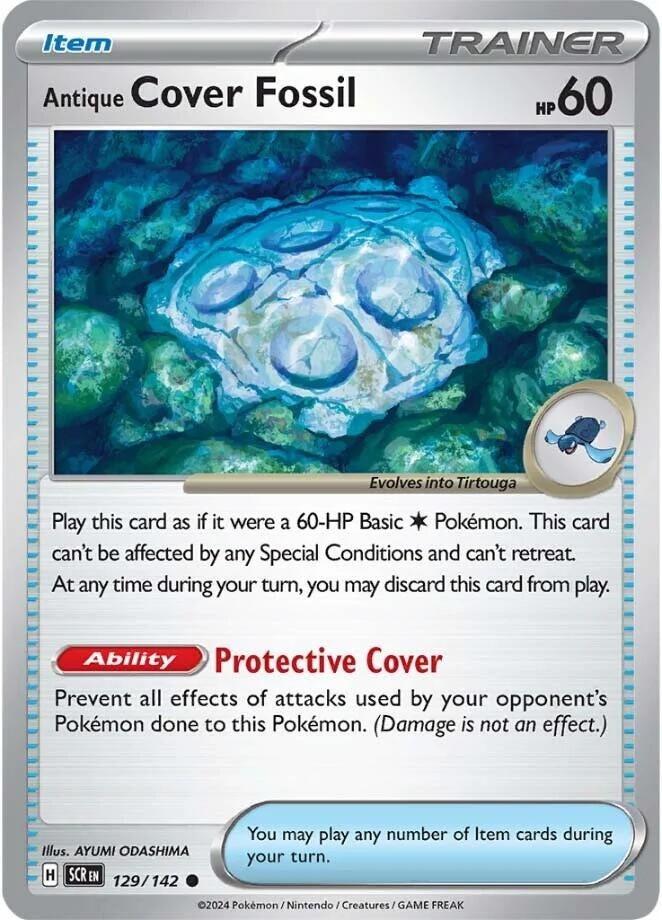 Image for Antique Cover Fossil (SV07: Stellar Crown) (129/142) - Pokemon