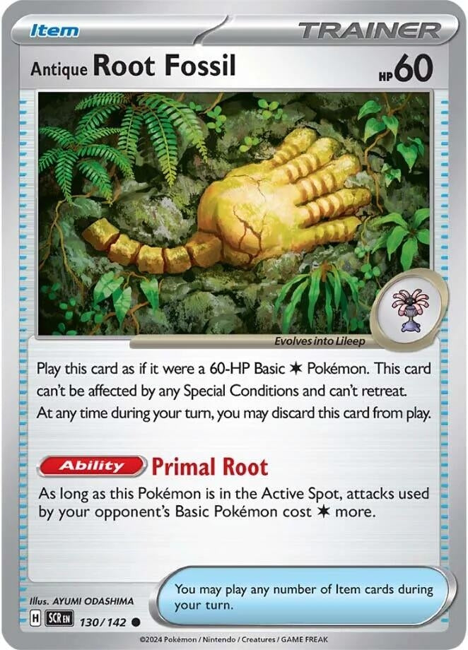 Image for Antique Root Fossil (SV07: Stellar Crown) (130/142) - Pokemon
