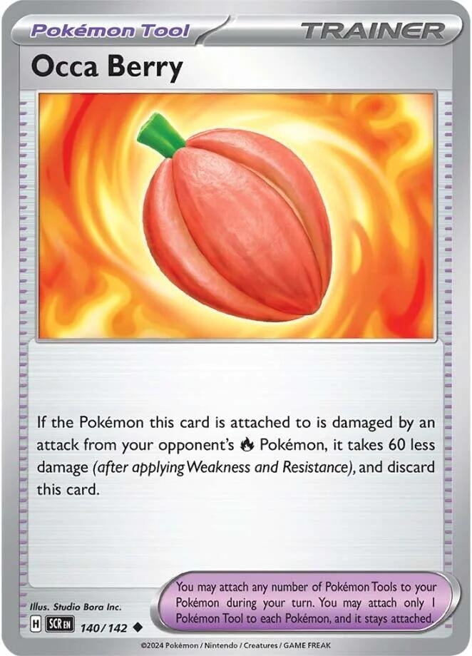 Image for Occa Berry (SV07: Stellar Crown) (140/142) - Pokemon