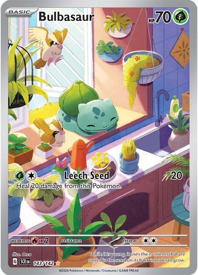 Image for Bulbasaur (SV07: Stellar Crown) (143/142) - Pokemon
