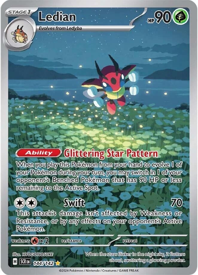 Image for Ledian (SV07: Stellar Crown) (144/142) - Pokemon