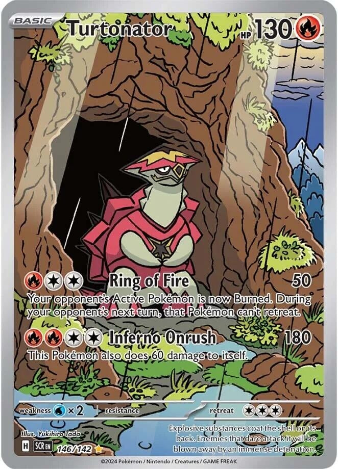 Image for Turtonator (SV07: Stellar Crown) (146/142) - Pokemon