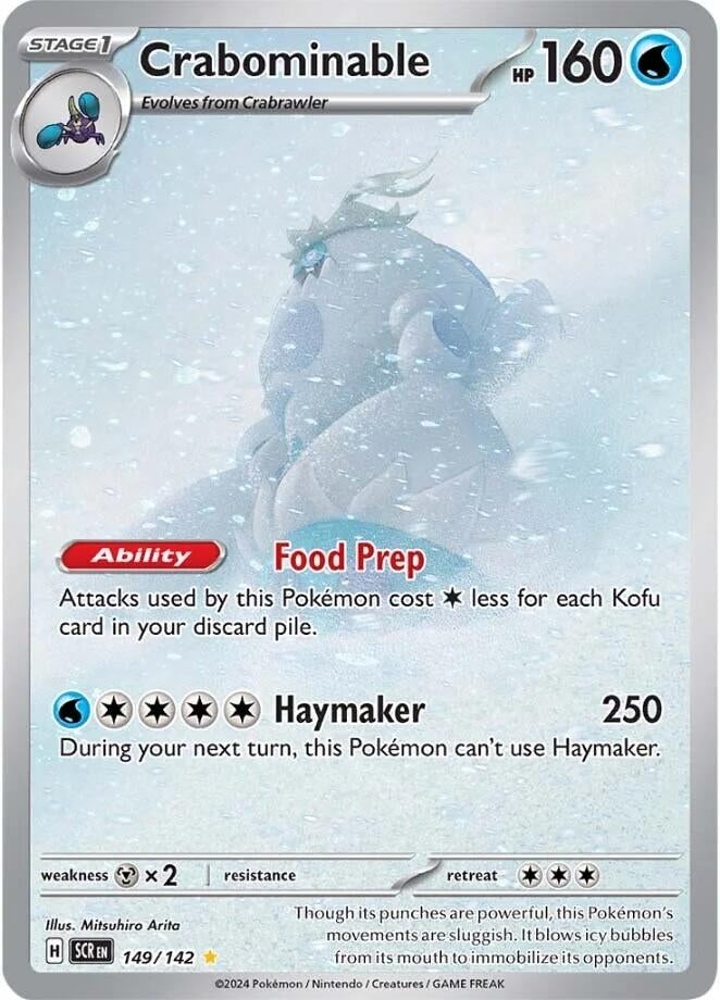 Image for Crabominable (SV07: Stellar Crown) (149/142) - Pokemon