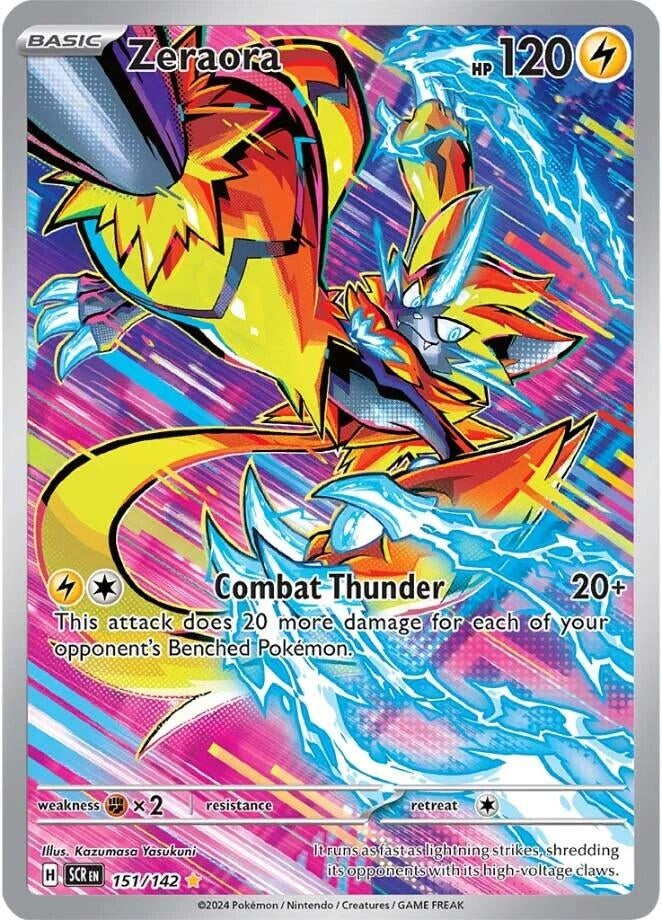 Image for Zeraora (SV07: Stellar Crown) (151/142) - Pokemon