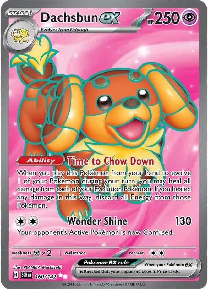 Image for Dachsbun ex (SV07: Stellar Crown) (160/142) - Pokemon