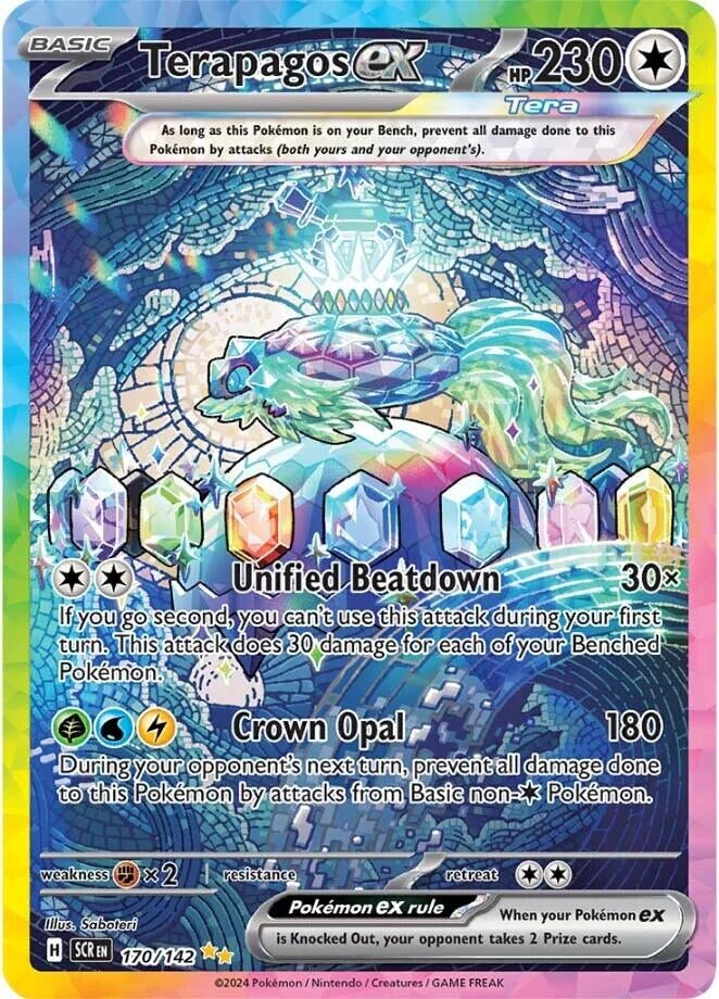 Image for Terapagos ex (SV07: Stellar Crown) (170/142) - Pokemon