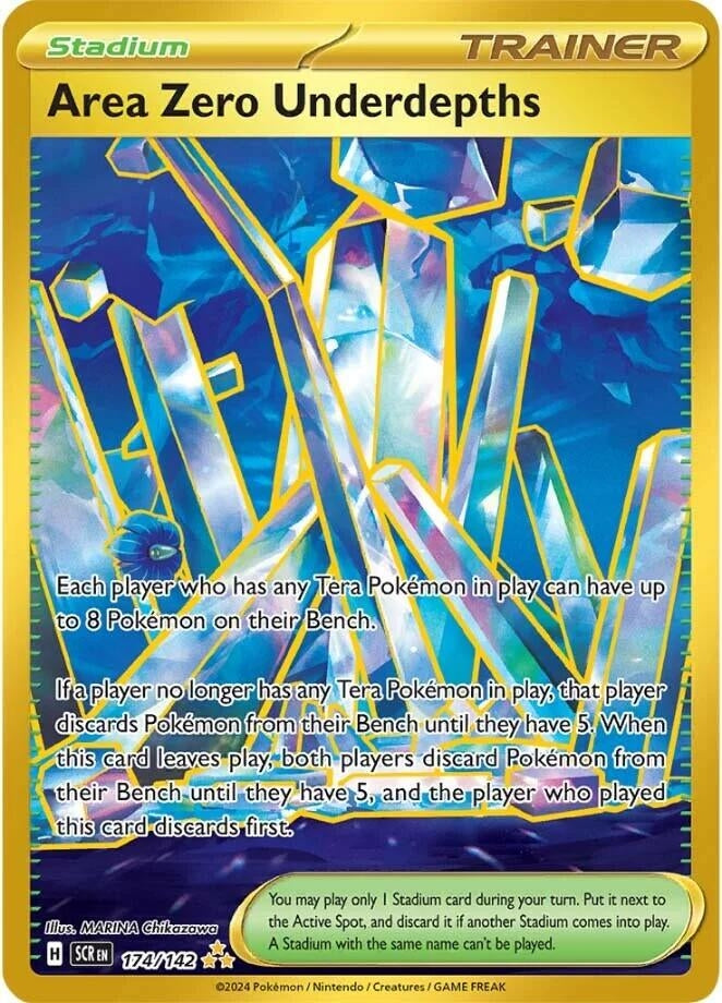 Image for Area Zero Underdepths (SV07: Stellar Crown) (174/142) - Pokemon