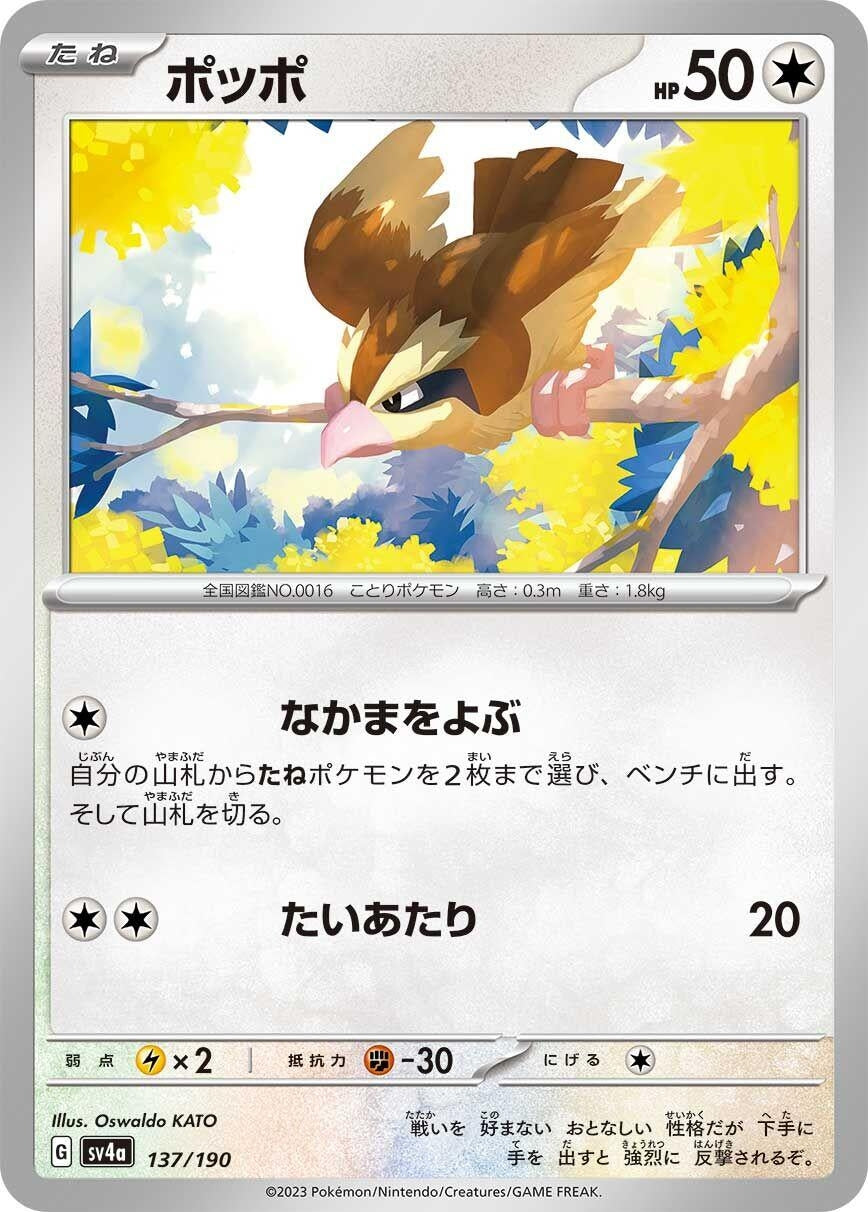 Image for Pidgey - Pokemon Japan
