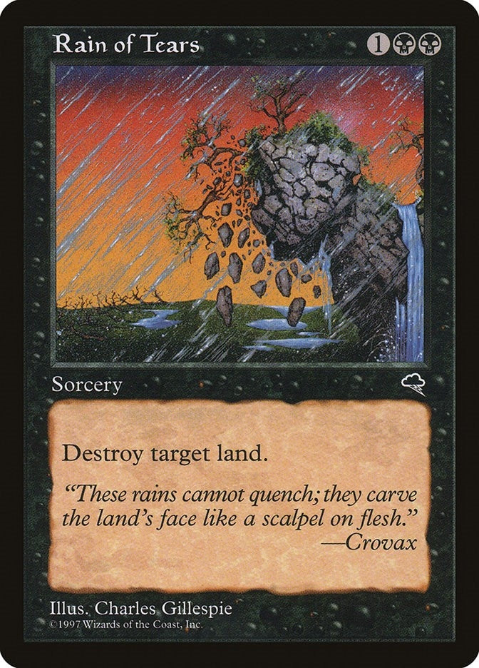 Image for Rain of Tears (Tempest) (149) - Magic: The Gathering