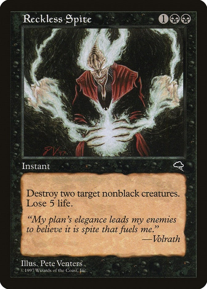 Image for Reckless Spite (Tempest) (152) - Magic: The Gathering