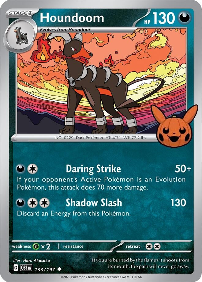 Image for Houndoom (Trick or Trade BOOster Bundle 2024) (133/197) - Pokemon