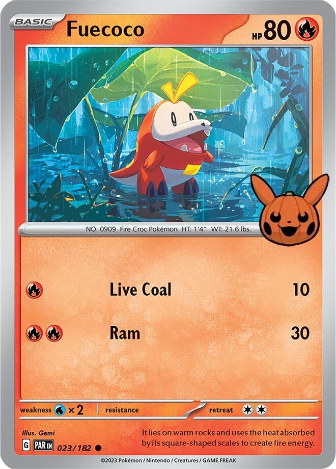 Image for Fuecoco (Trick or Trade BOOster Bundle 2024) (023/182) - Pokemon