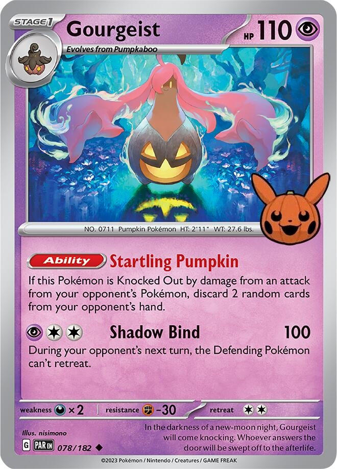 Image for Gourgeist (Trick or Trade BOOster Bundle 2024) (078/182) - Pokemon