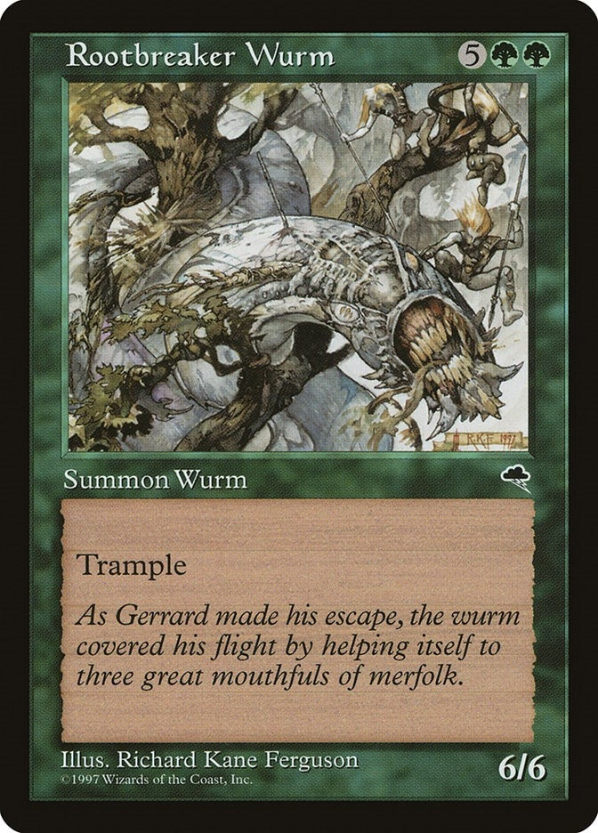 Image for Rootbreaker Wurm (Tempest) (251) - Magic: The Gathering