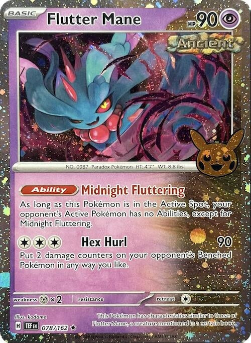 Image for Flutter Mane (Cosmos Holo) (Trick or Trade BOOster Bundle 2024) (078/162) - Pokemon