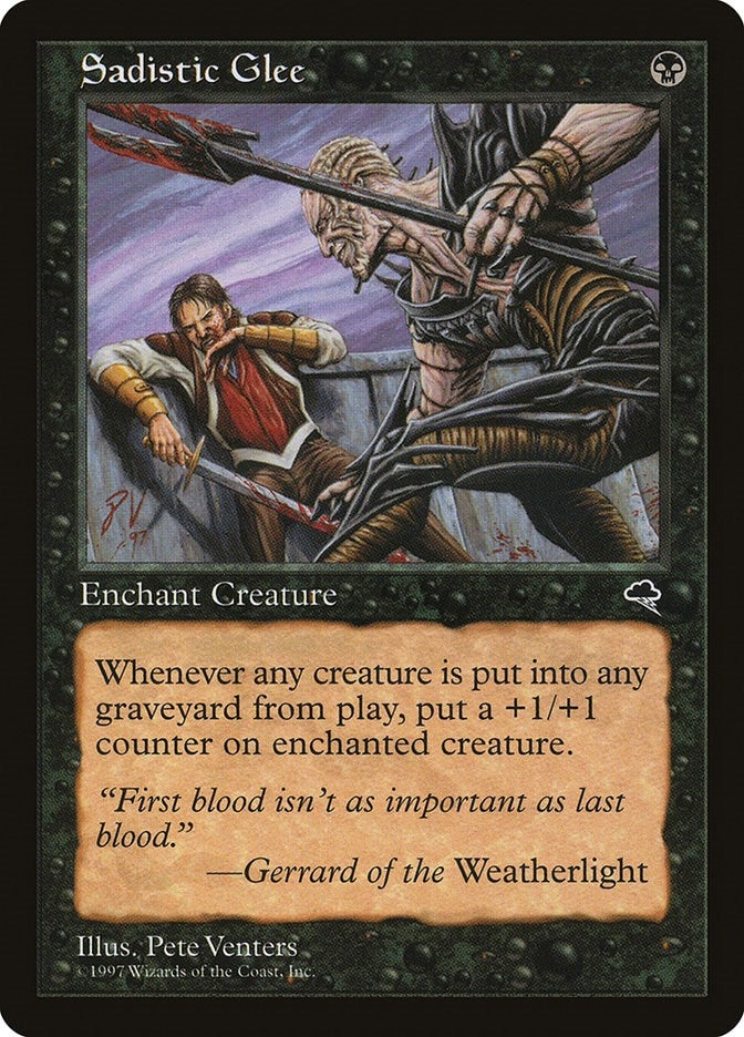 Image for Sadistic Glee (Tempest) (153) - Magic: The Gathering