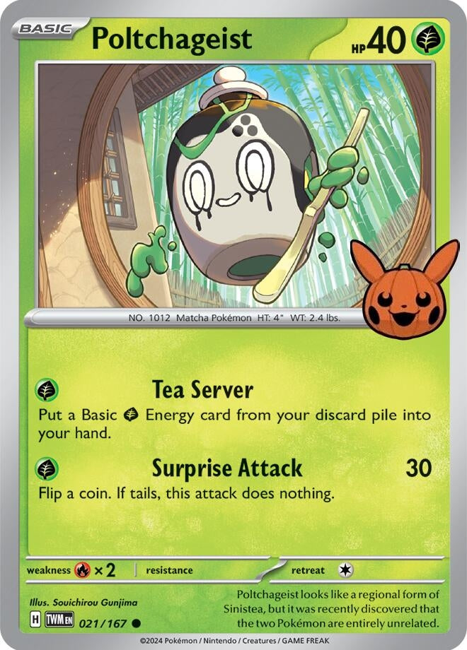 Image for Poltchageist (Trick or Trade BOOster Bundle 2024) (021/167) - Pokemon
