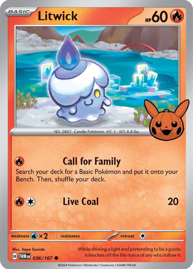 Image for Litwick (Trick or Trade BOOster Bundle 2024) (036/167) - Pokemon