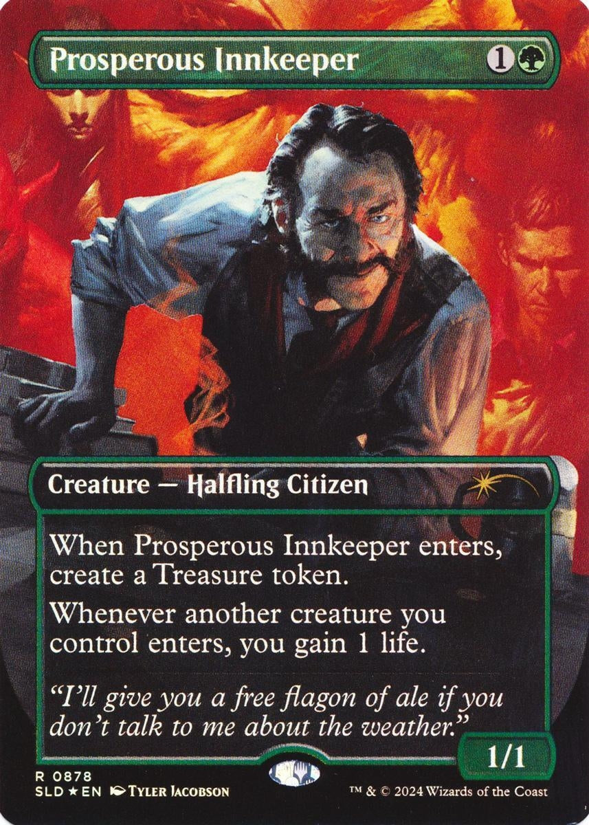 Image for Prosperous Innkeeper (Rainbow Foil) (Secret Lair Drop Series) (878) - Magic: The Gathering