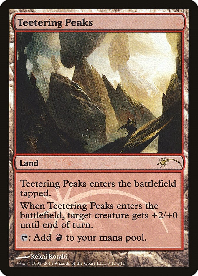 Image for Teetering Peaks (FNM Promos) (9) - Magic: The Gathering