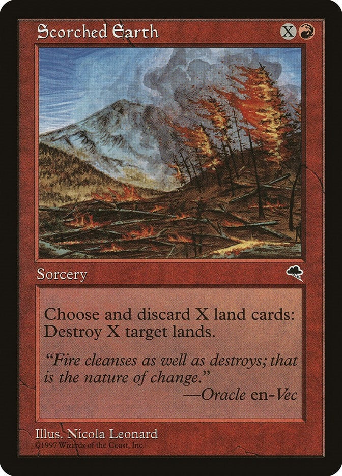 Image for Scorched Earth (Tempest) (200) - Magic: The Gathering