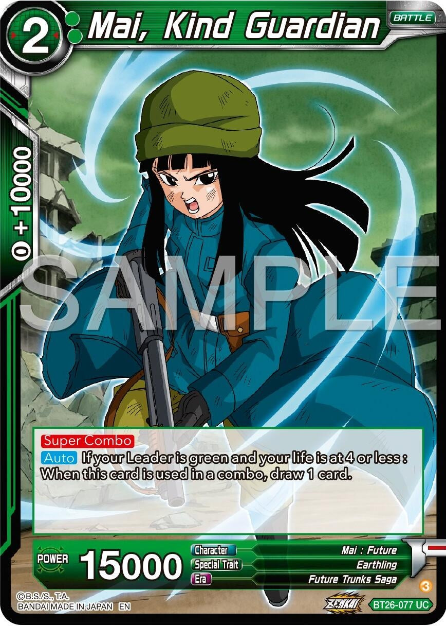 Image for Mai, Kind Guardian (Ultimate Advent) (BT26-077) - Dragon Ball Super: Masters