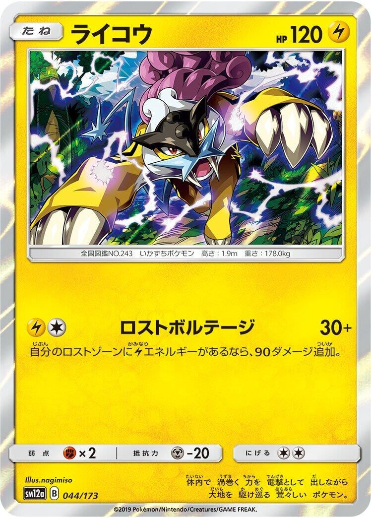 Image for Raikou - Pokemon Japan