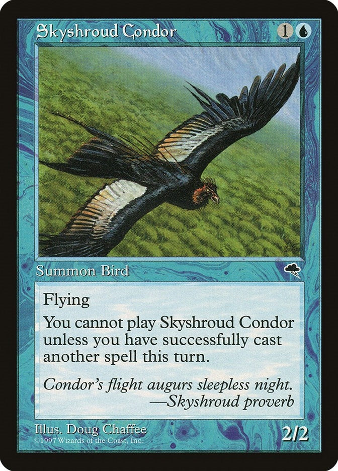 Image for Skyshroud Condor (Tempest) (88) - Magic: The Gathering
