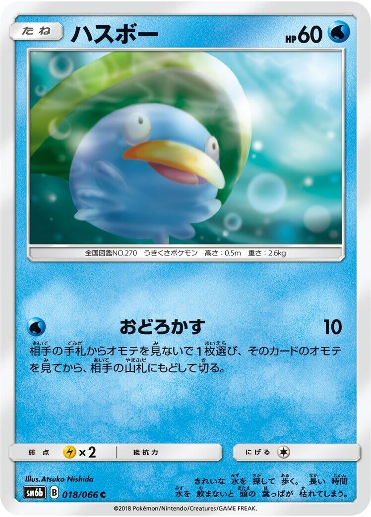 Image for Lotad (SM6b: Champion Road) (018/066) - Pokemon Japan