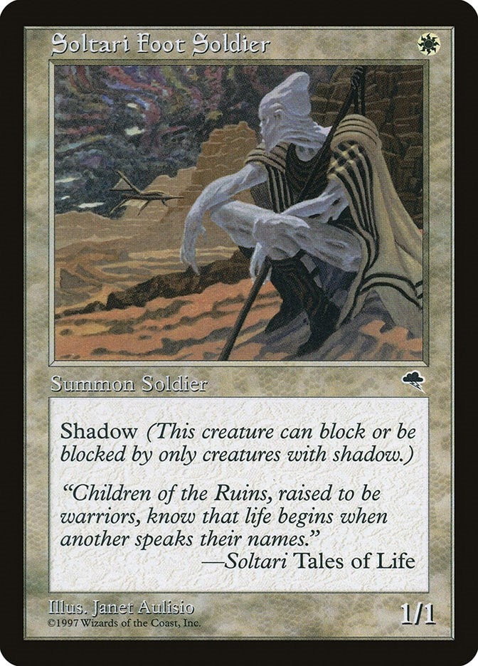 Image for Soltari Foot Soldier (Tempest) (43) - Magic: The Gathering