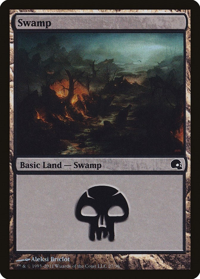Image for Swamp (27) (Premium Deck Series: Graveborn) (27) - Magic: The Gathering