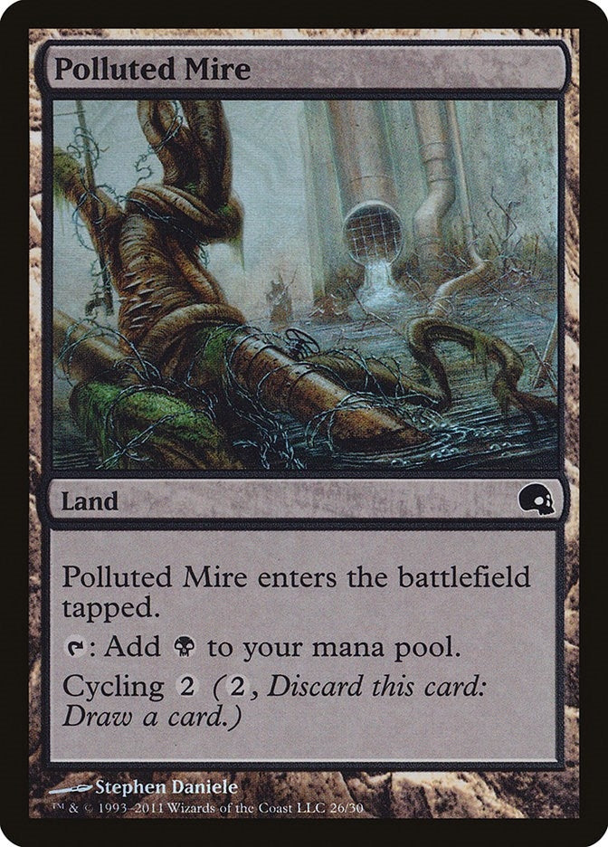 Image for Polluted Mire (Premium Deck Series: Graveborn) (26) - Magic: The Gathering