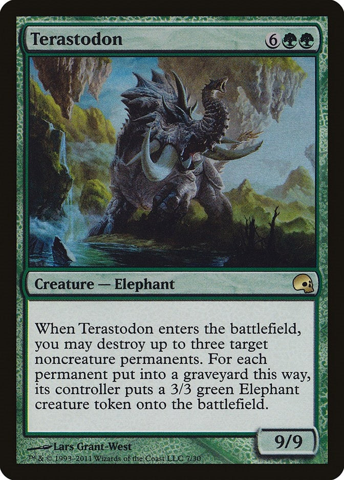Image for Terastodon (Premium Deck Series: Graveborn) (7) - Magic: The Gathering