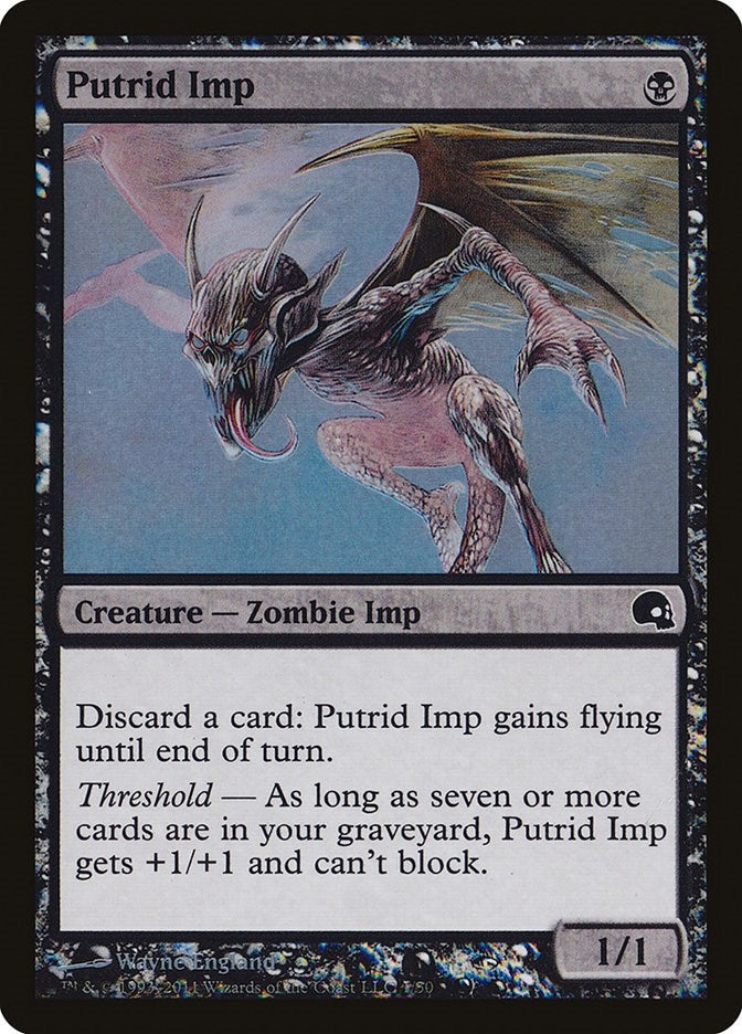 Image for Putrid Imp (Premium Deck Series: Graveborn) (1) - Magic: The Gathering