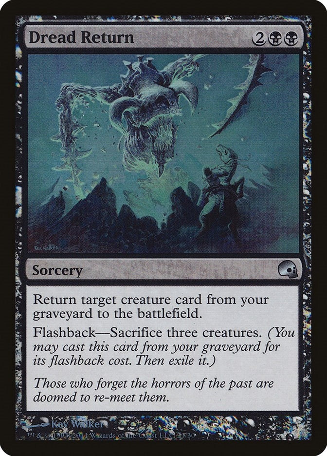 Image for Dread Return (Premium Deck Series: Graveborn) (23) - Magic: The Gathering