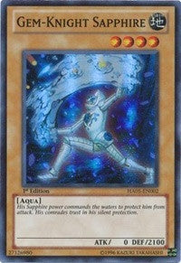 Image for Gem-Knight Sapphire (Hidden Arsenal 5: Steelswarm Invasion) (HA05-EN002) - YuGiOh