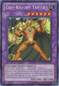 Image for Gem-Knight Topaz (Hidden Arsenal 5: Steelswarm Invasion) (HA05-EN021) - YuGiOh