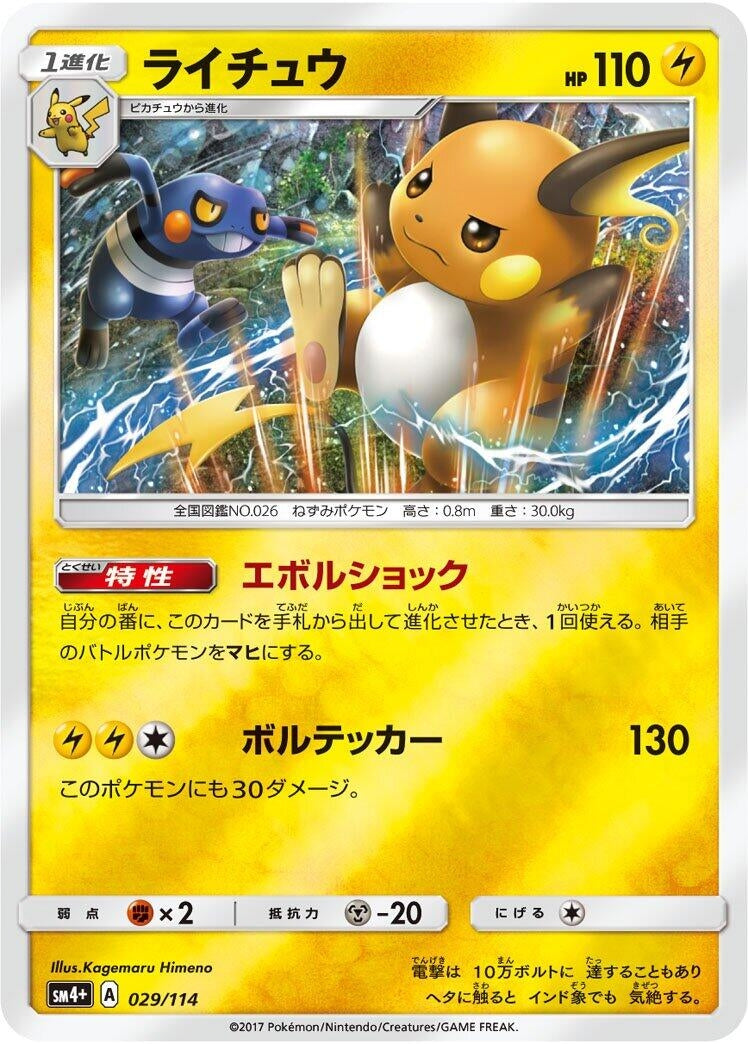 Image for Raichu - Pokemon Japan