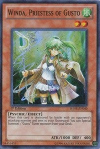 Image for Winda, Priestess of Gusto (Hidden Arsenal 5: Steelswarm Invasion) (HA05-EN040) - YuGiOh