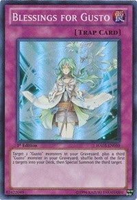 Image for Blessings for Gusto (Hidden Arsenal 5: Steelswarm Invasion) (HA05-EN059) - YuGiOh