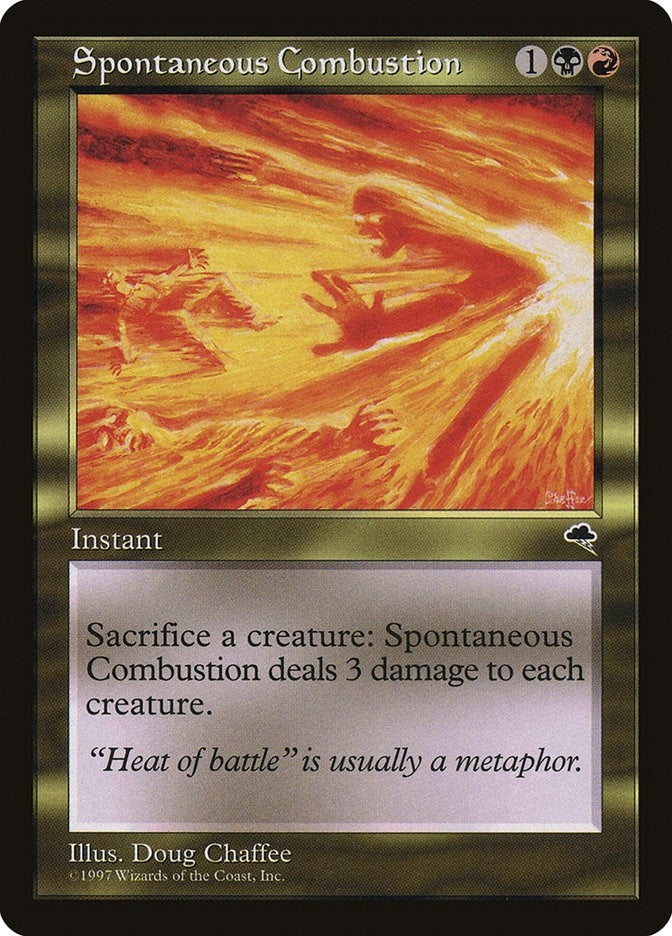 Image for Spontaneous Combustion (Tempest) (273) - Magic: The Gathering