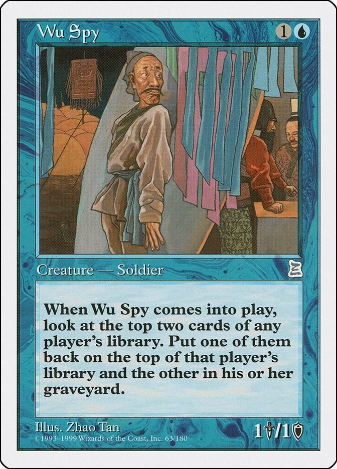Image for Wu Spy (Portal Three Kingdoms) (63) - Magic: The Gathering