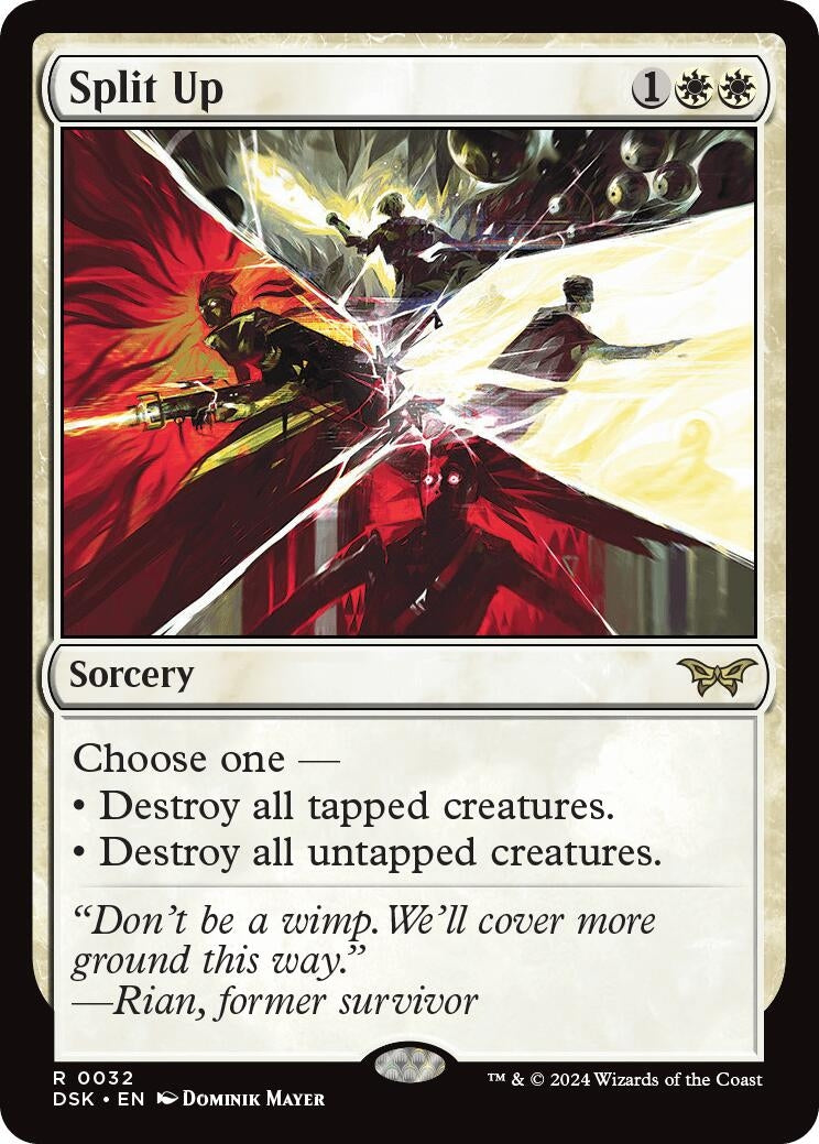 Image for Split Up (Duskmourn: House of Horror) (32) - Magic: The Gathering